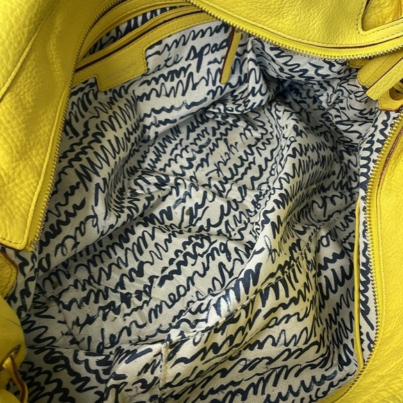 Kate Spade Yellow Satchel Shoulder Bag - Picture 6 of 14